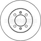 Borg & Beck BBD4212 - Brake Disc autospares.lv