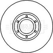 Borg & Beck BBD4234 - Brake Disc autospares.lv