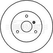 Borg & Beck BBD4231 - Brake Disc autospares.lv