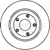 Borg & Beck BBD4229 - Brake Disc autospares.lv