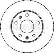 Borg & Beck BBD4223 - Brake Disc autospares.lv