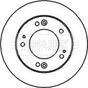 Borg & Beck BBD4222 - Brake Disc autospares.lv