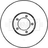 Borg & Beck BBD4276 - Brake Disc autospares.lv