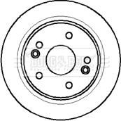 Borg & Beck BBD4270 - Brake Disc autospares.lv