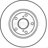 Borg & Beck BBD4745 - Brake Disc autospares.lv