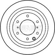 Borg & Beck BBD4755 - Brake Disc autospares.lv