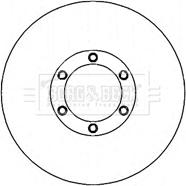 Borg & Beck BBD4750 - Brake Disc autospares.lv