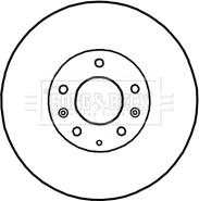 Borg & Beck BBD4751 - Brake Disc autospares.lv