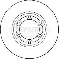 BOSCH 0986AB6158 - Brake Disc autospares.lv