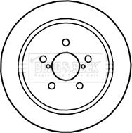 Borg & Beck BBD4764 - Brake Disc autospares.lv