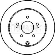 Borg & Beck BBD4763 - Brake Disc autospares.lv