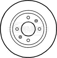 Borg & Beck BBD4701 - Brake Disc autospares.lv