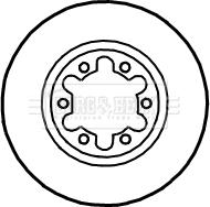 Borg & Beck BBD4708 - Brake Disc autospares.lv