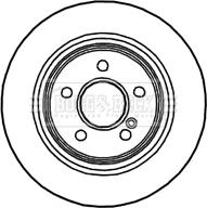 Borg & Beck BBD4703 - Brake Disc autospares.lv