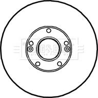 Borg & Beck BBD4702 - Brake Disc autospares.lv