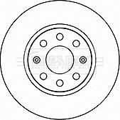 Borg & Beck BBD4715 - Brake Disc autospares.lv