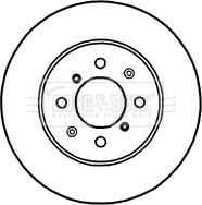 Borg & Beck BBD4716 - Brake Disc autospares.lv