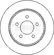 Borg & Beck BBD4734 - Brake Disc autospares.lv