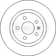 Febi Bilstein 108205 - Brake Disc autospares.lv