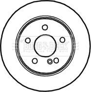 Borg & Beck BBD4722 - Brake Disc autospares.lv