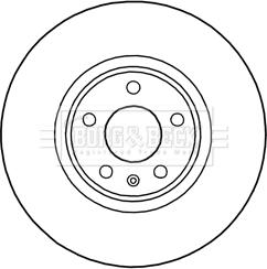 Borg & Beck BBD5990S - Brake Disc autospares.lv