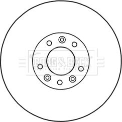 Borg & Beck BBD5969S - Brake Disc autospares.lv