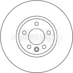 Borg & Beck BBD5964S - Brake Disc autospares.lv