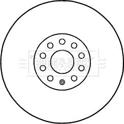 Borg & Beck BBD5963S - Brake Disc autospares.lv