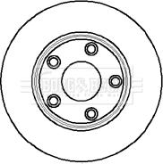 Borg & Beck BBD5909S - Brake Disc autospares.lv