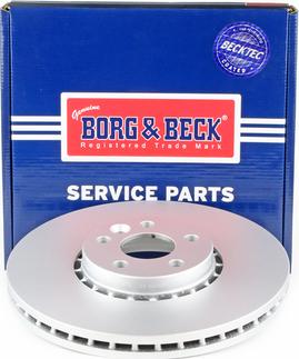 Borg & Beck BBD5903S - Brake Disc autospares.lv