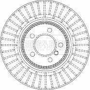 Borg & Beck BBD5919S - Brake Disc autospares.lv