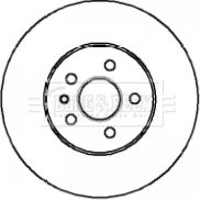 Borg & Beck BBD5911S - Brake Disc autospares.lv