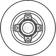 Borg & Beck BBD5939S - Brake Disc autospares.lv