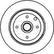 Borg & Beck BBD5933S - Brake Disc autospares.lv