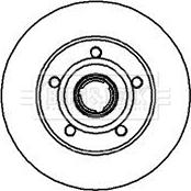 BSF 11321 - Brake Disc autospares.lv