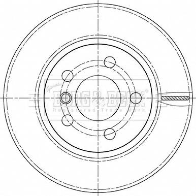 Borg & Beck BBD5494 - Brake Disc autospares.lv