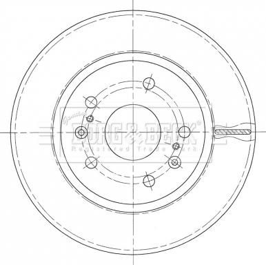 Borg & Beck BBD5441 - Brake Disc autospares.lv