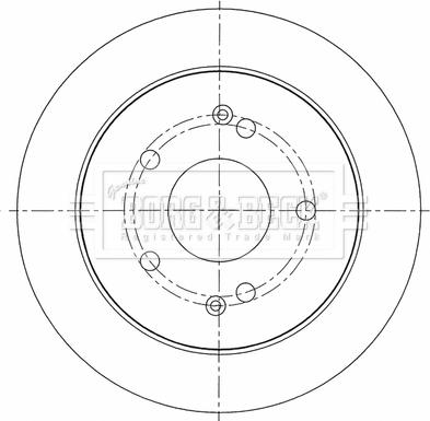 Borg & Beck BBD5452 - Brake Disc autospares.lv