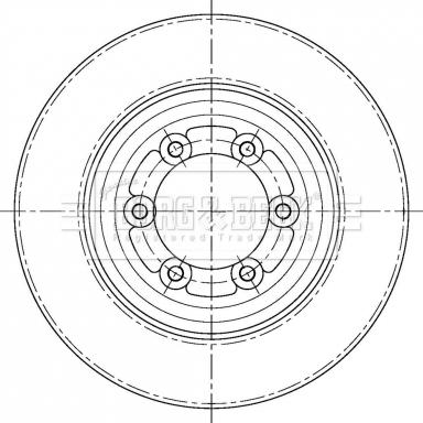 Borg & Beck BBD5409 - Brake Disc autospares.lv