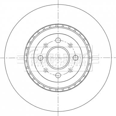 Borg & Beck BBD5407 - Brake Disc autospares.lv