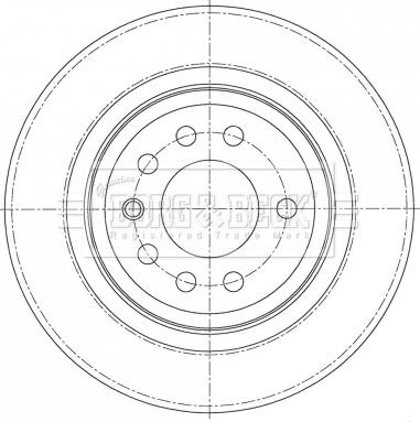 Borg & Beck BBD5419 - Brake Disc autospares.lv