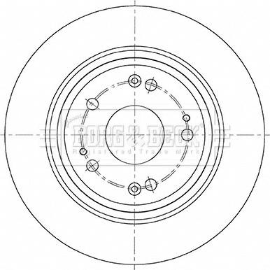 Borg & Beck BBD5482 - Brake Disc autospares.lv