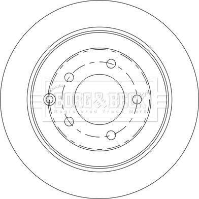 Borg & Beck BBD5565 - Brake Disc autospares.lv