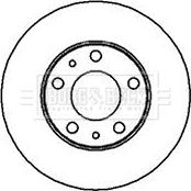 Borg & Beck BBD5094 - Brake Disc autospares.lv