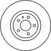 Borg & Beck BBD5092 - Brake Disc autospares.lv