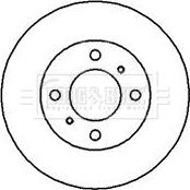 Borg & Beck BBD5097 - Brake Disc autospares.lv