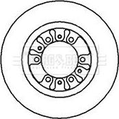 Borg & Beck BBD5044 - Brake Disc autospares.lv