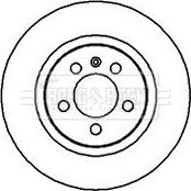 Borg & Beck BBD5040 - Brake Disc autospares.lv