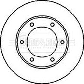 Borg & Beck BBD5048 - Brake Disc autospares.lv