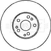 Borg & Beck BBD5053 - Brake Disc autospares.lv